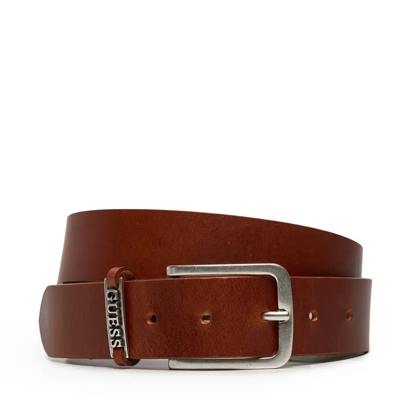 Cintura da uomo Guess Detailed Loop Belt M4BZ29 L0VE0 Marrone