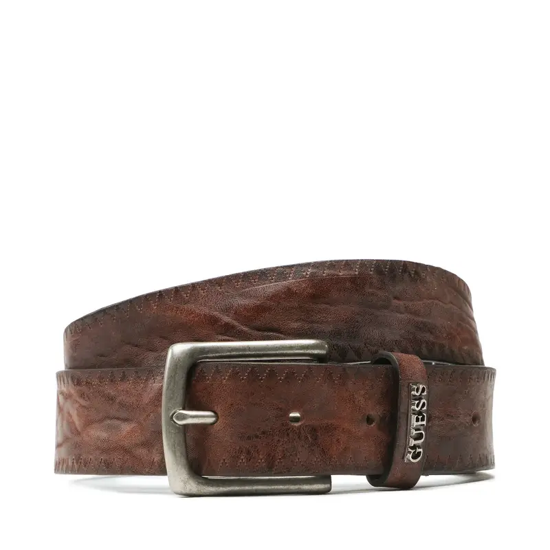 Cintura da uomo Guess M3BZ27 L0TP0 Marrone