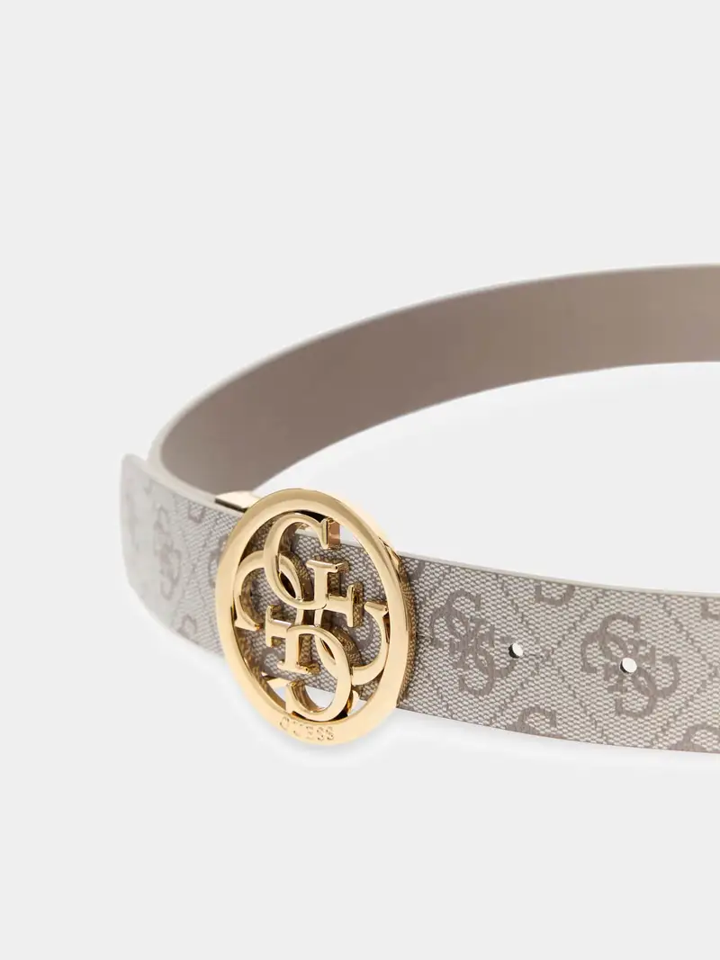 Cintura Noelle cappuccino / oro / bianco miniatura 3