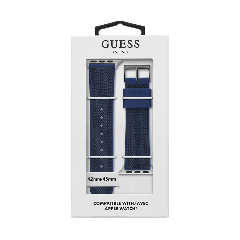 Cinturino di ricambio per Apple Watch Guess CS3003S3 Blu scuro