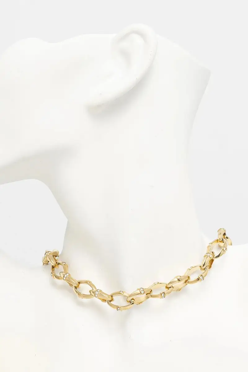 collana BAMBOO JUBN05 162JW Oro miniatura 3