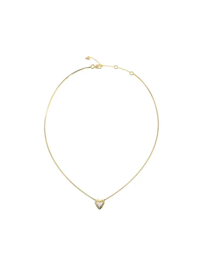 Collana CRYSTAL HEART oro / trasparente