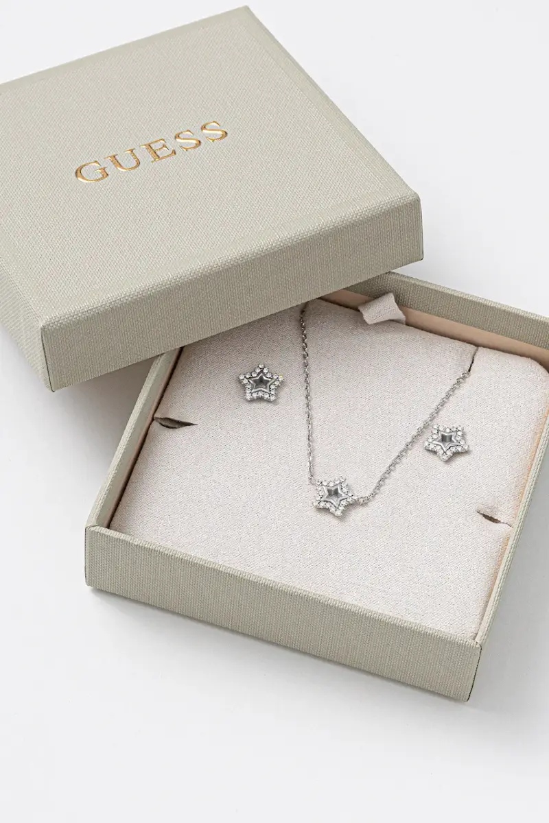 collana e orrechini ICONIQUE JUBS05 117JW Argento miniatura 3