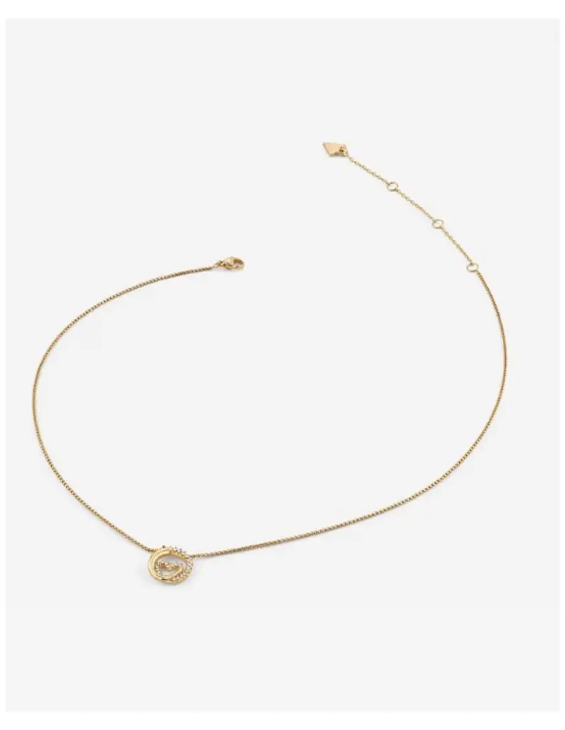 Collana GUESS Iconique in acciaio dorato JUBN05526JW YG