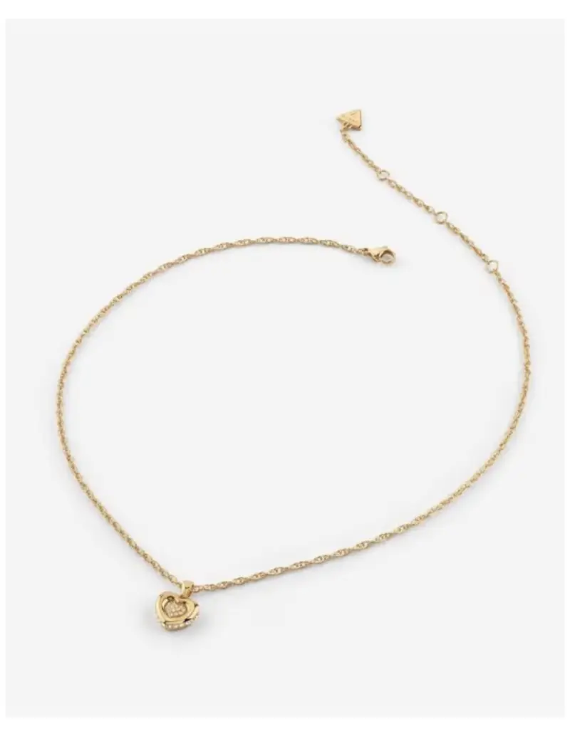 Collana GUESS L.O.V.E. in acciaio dorato JUBN05462JW YG