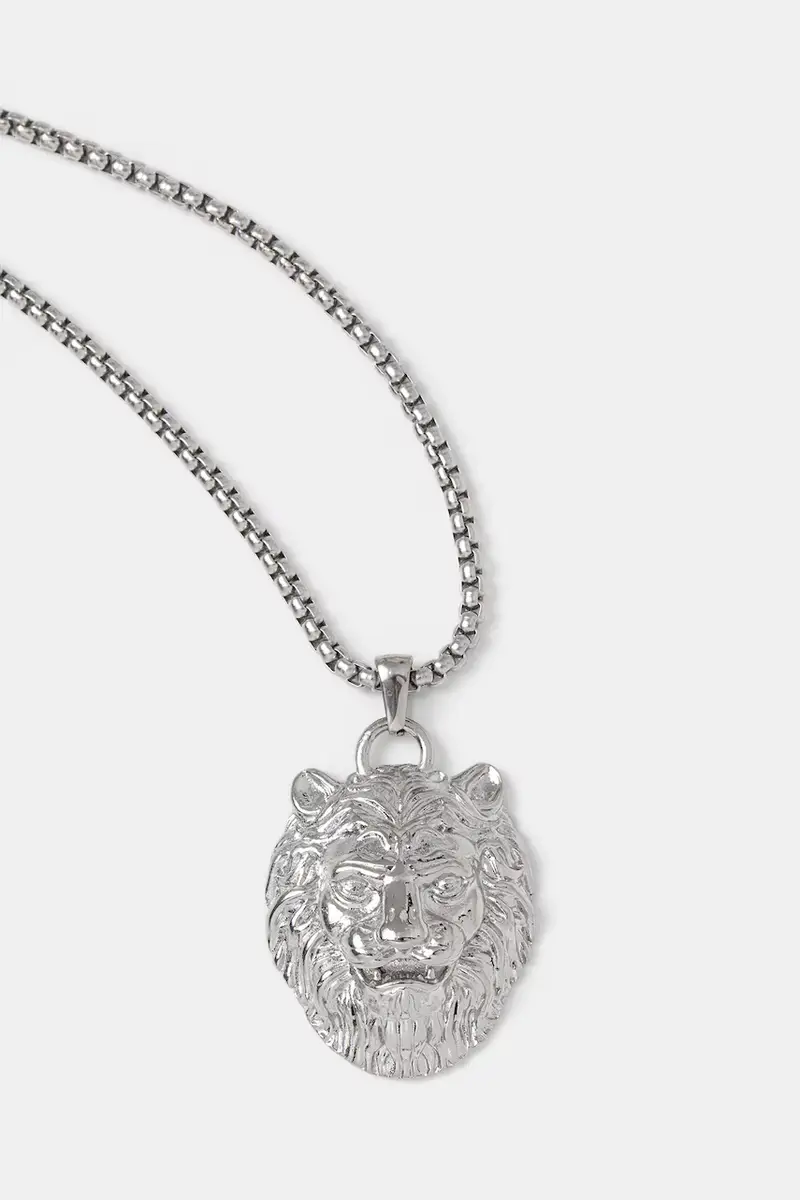 collana LION KING uomo JUMN01 387JW Argento miniatura 2
