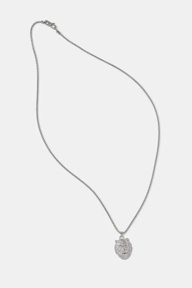 collana LION KING uomo JUMN01 387JW Argento