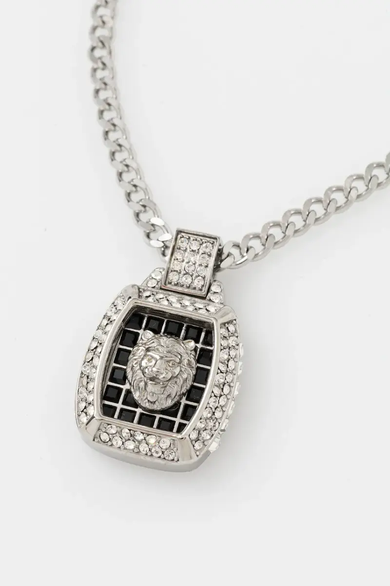 collana LION KING uomo JUMN05 001JW Argento miniatura 2