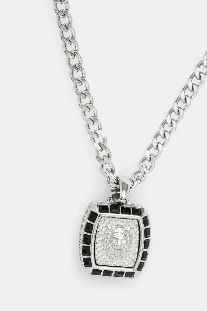 collana LION KING uomo JUMN05 008JW Argento miniatura 2