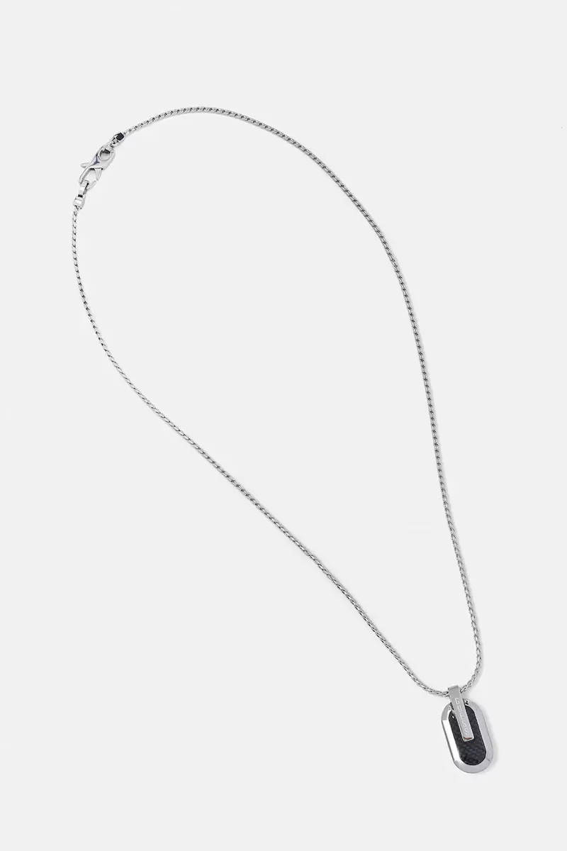 collana RACER TAG uomo JUMN04 043JW Argento