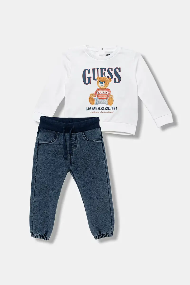 completo in cotone neonato/a colore bianco I5BG01 KAD74