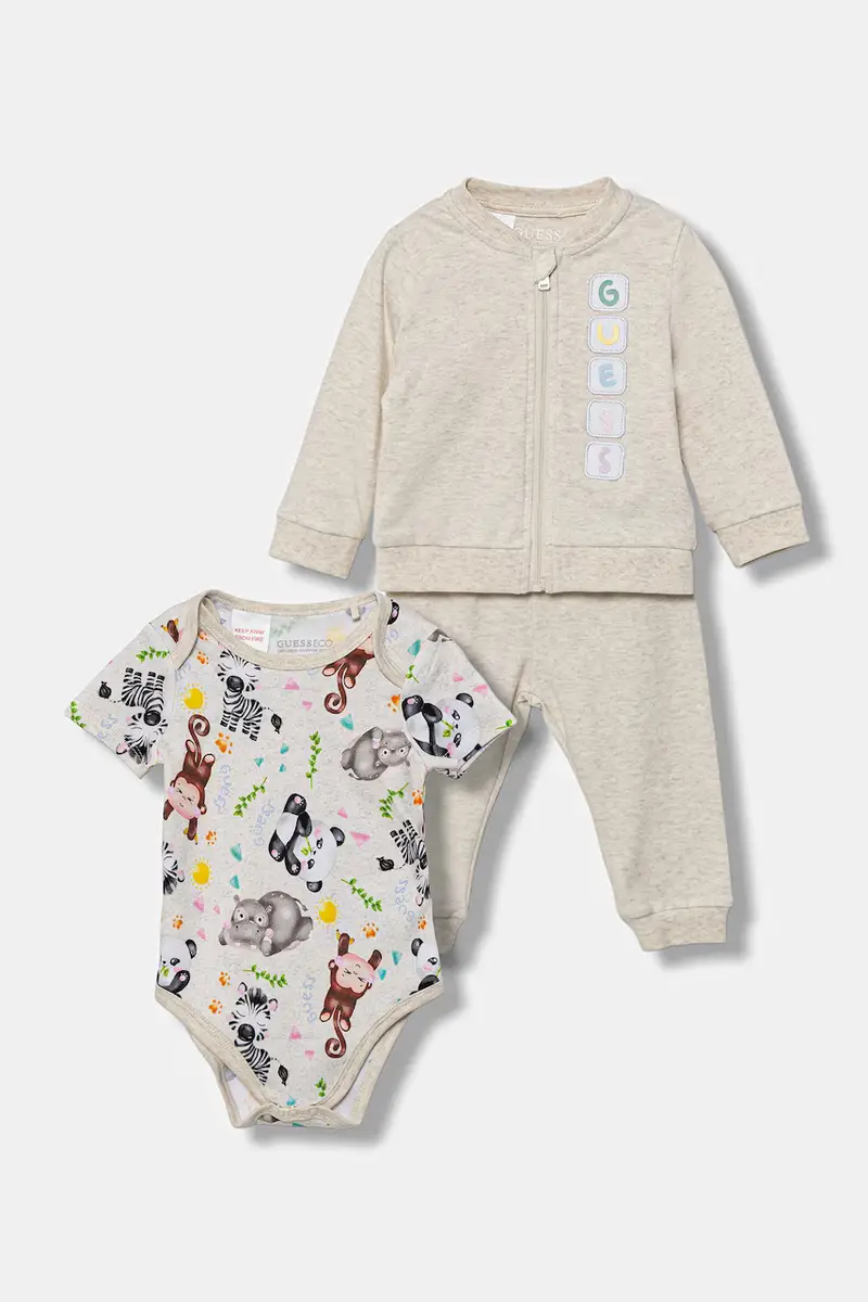 completo in cotone neonato/a pacco da 3 colore beige H5YW15 KAE14