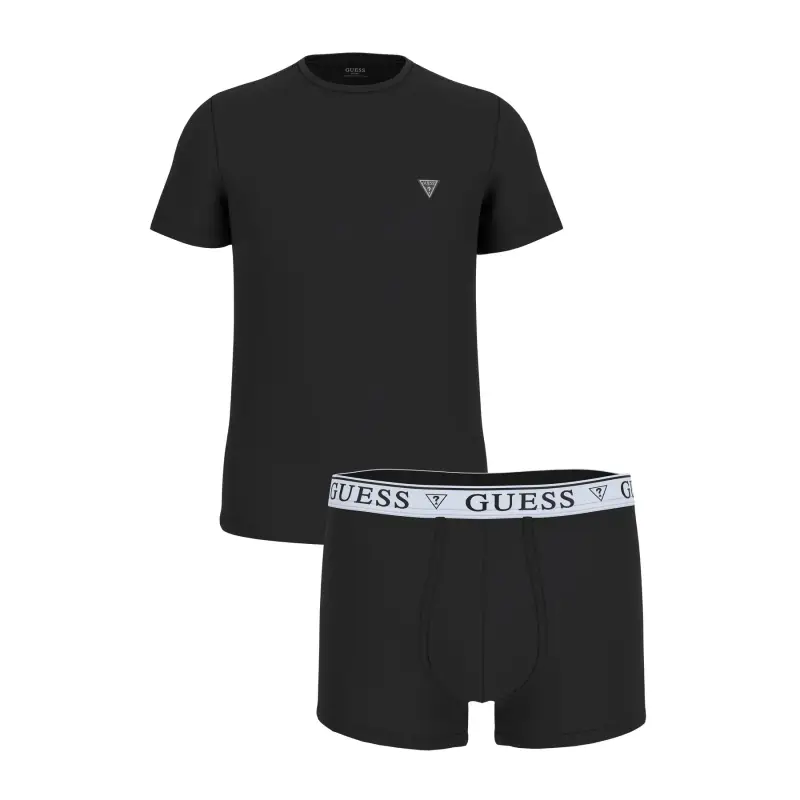 Completo t-shirt e boxer in jersey Guess