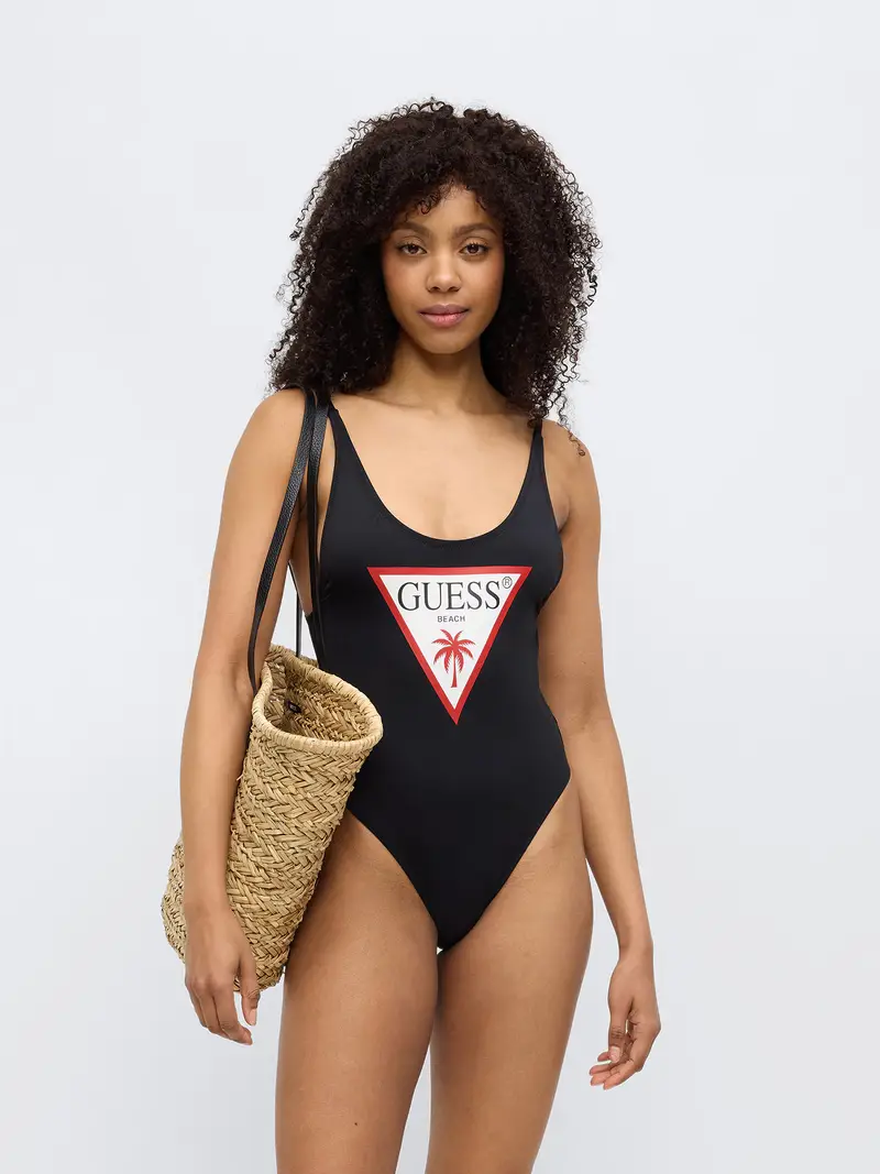 Costume intero VIOLET rosso / nero / bianco miniatura 2