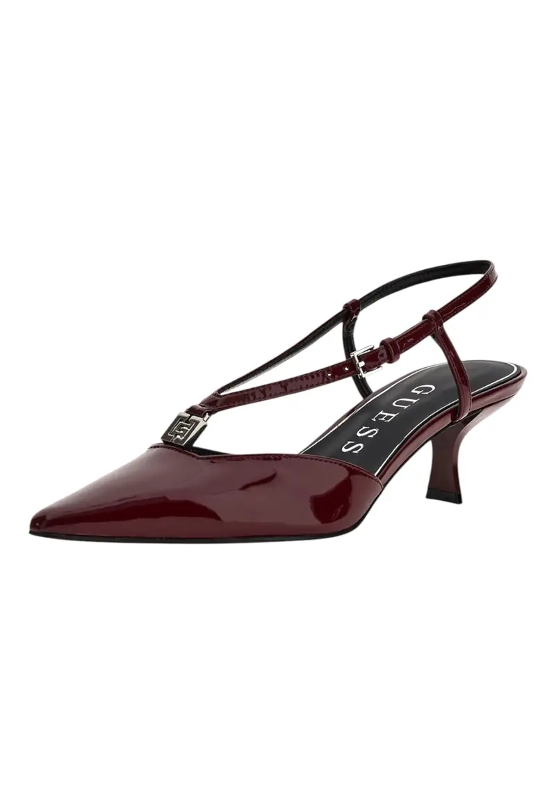 Decollete Desie vera pelle Donna Guess BURGUNDY