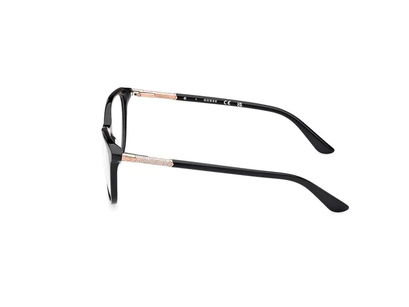 Guess Donna GU2657-N 003 Montature da vista Acetato Nero Rotonda Normale miniatura 2