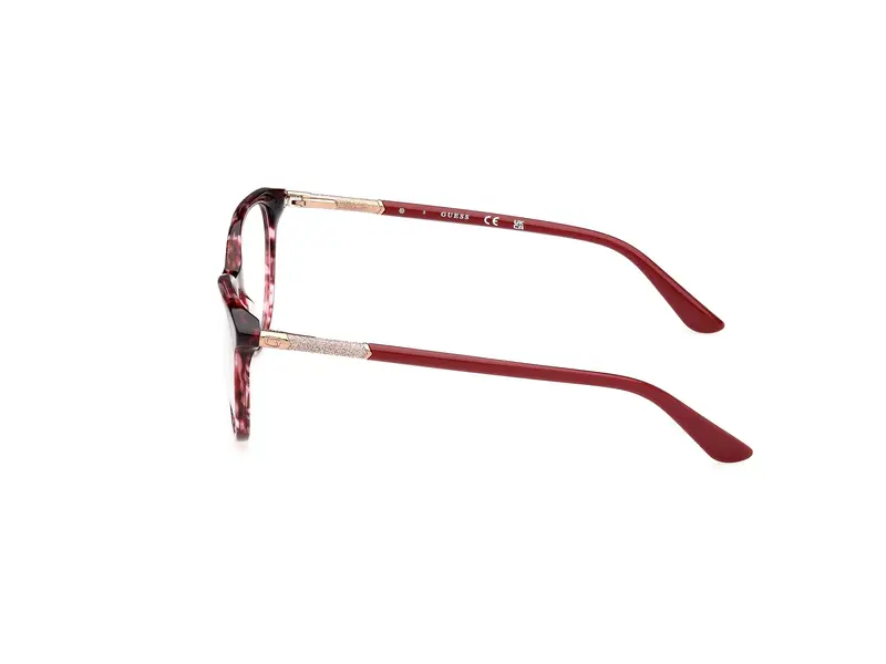 Guess Donna GU2657-N 066 Montature da vista Acetato Rosso Rotonda Normale miniatura 2