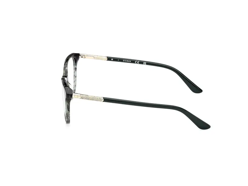 Guess Donna GU2657-N 098 Montature da vista Acetato Verde Rotonda Normale miniatura 2