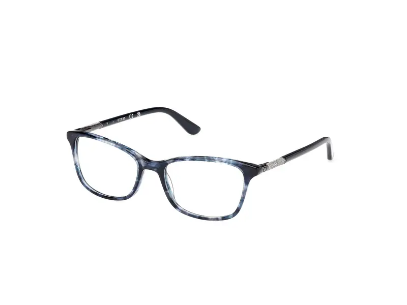 Guess Donna GU2658-N 086 Montature da vista Acetato Azzurro  Squadrata Normale