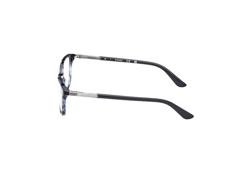 Guess Donna GU2658-N 086 Montature da vista Acetato Azzurro Squadrata Normale miniatura 2