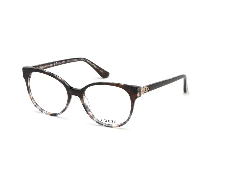 Guess Donna GU2695 056 Montature da vista Acetato Havana  Rotonda Normale