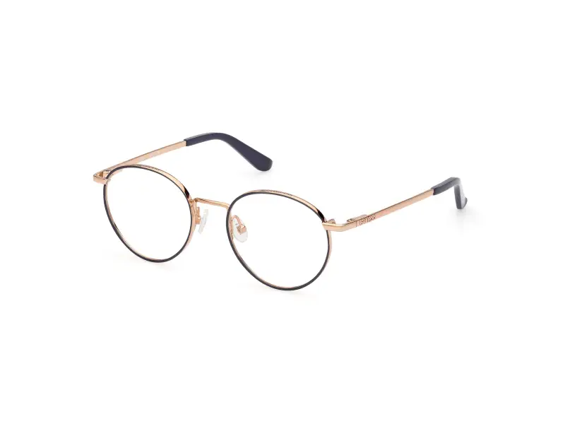 Donna GU2725 020 Montature da vista Metallo Grigio Rotonda Normale