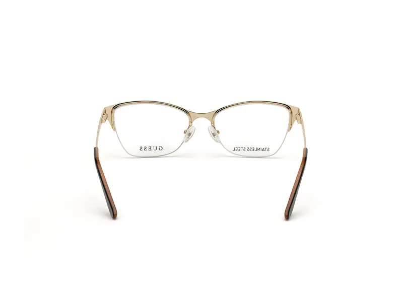Guess Donna GU2777 049 Montature da vista Metallo Marrone Squadrata Normale miniatura 3