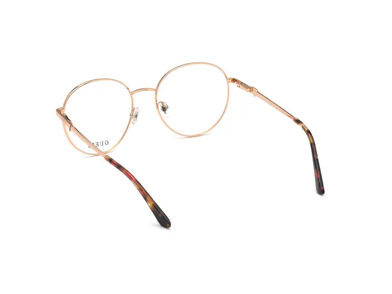 Guess Donna GU2812 028 Montature da vista Metallo Oro Rotonda Normale miniatura 3