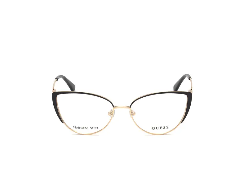 Guess Donna GU2813 002 Montature da vista Metallo Nero Cat Eye Normale miniatura 2