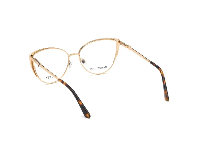 Guess Donna GU2813 049 Montature da vista Metallo Marrone Cat Eye Normale miniatura 3