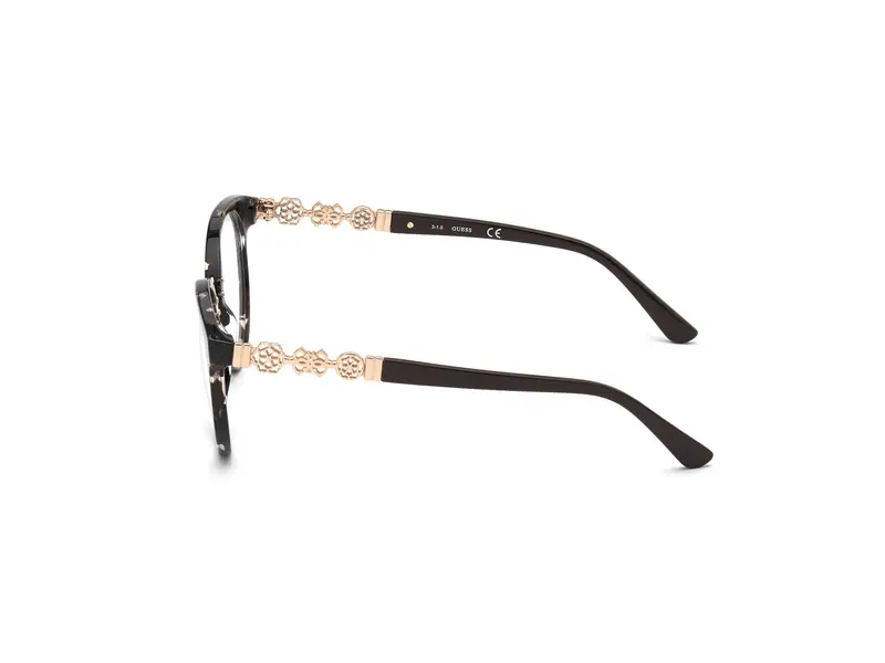 Guess Donna GU2834 050 Montature da vista Acetato Marrone Rotonda Normale miniatura 2