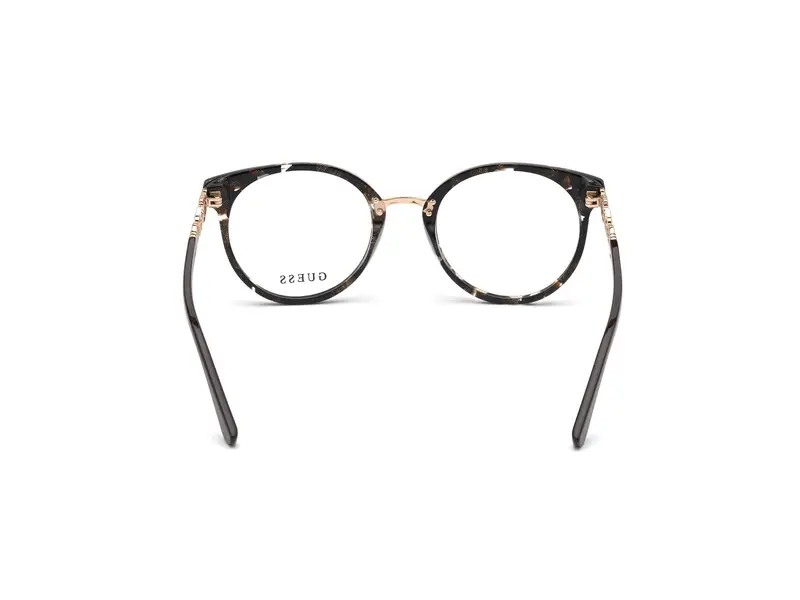 Guess Donna GU2834 050 Montature da vista Acetato Marrone Rotonda Normale miniatura 3