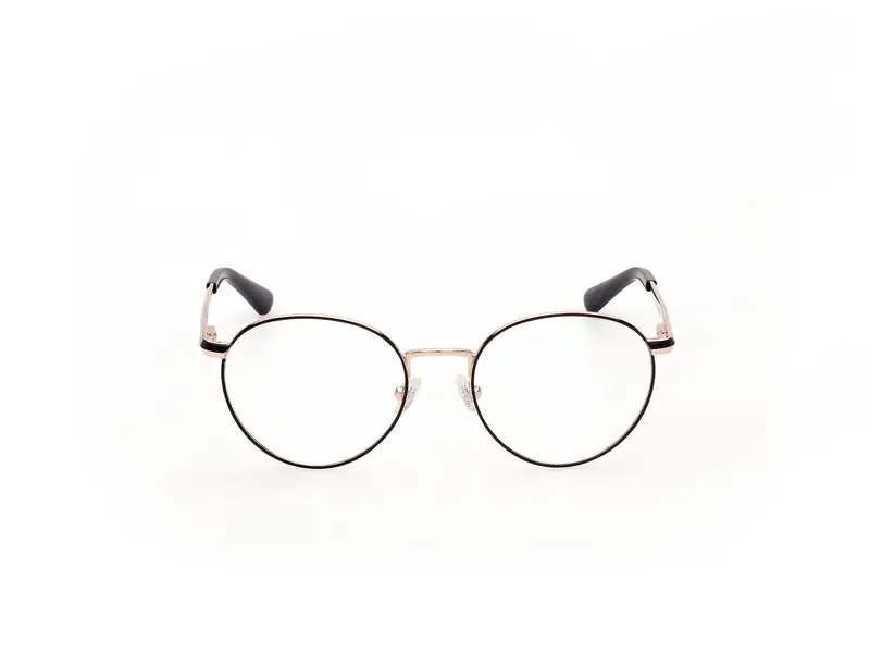 Guess Donna GU2868 005 Montature da vista Metallo Nero Rotonda Normale miniatura 2