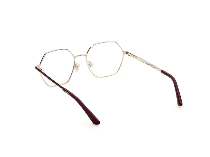 Guess Donna GU2869 071 Montature da vista Metallo Bordeaux Geometrica Normale miniatura 3
