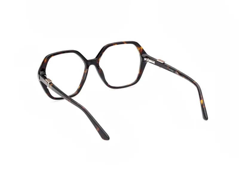 Guess Donna GU2875 052 Montature da vista Acetato Havana Geometrica Normale miniatura 3