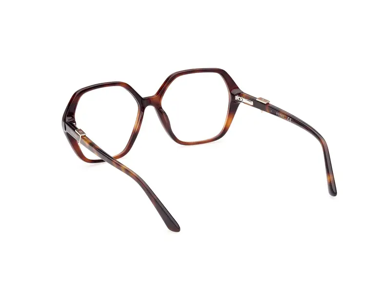 Guess Donna GU2875 053 Montature da vista Acetato Havana Geometrica Normale miniatura 3