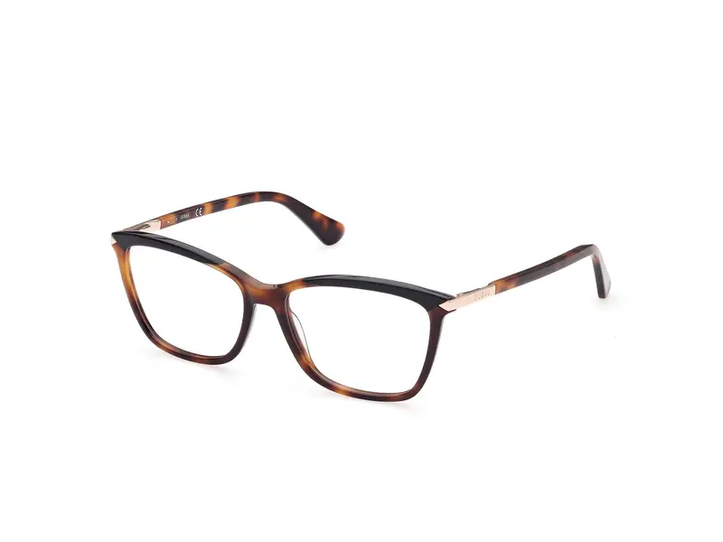 Guess Donna GU2880 053 Montature da vista Acetato Havana  Squadrata Normale