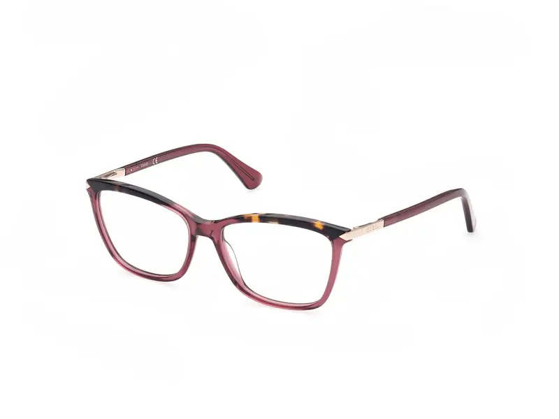 Guess Donna GU2880 069 Montature da vista Acetato Bordeaux  Squadrata Normale
