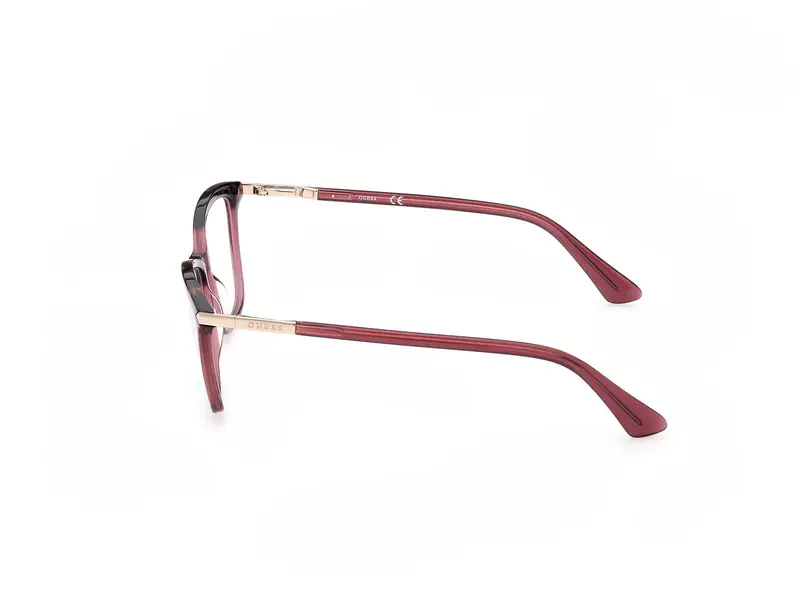 Guess Donna GU2880 069 Montature da vista Acetato Bordeaux Squadrata Normale miniatura 2