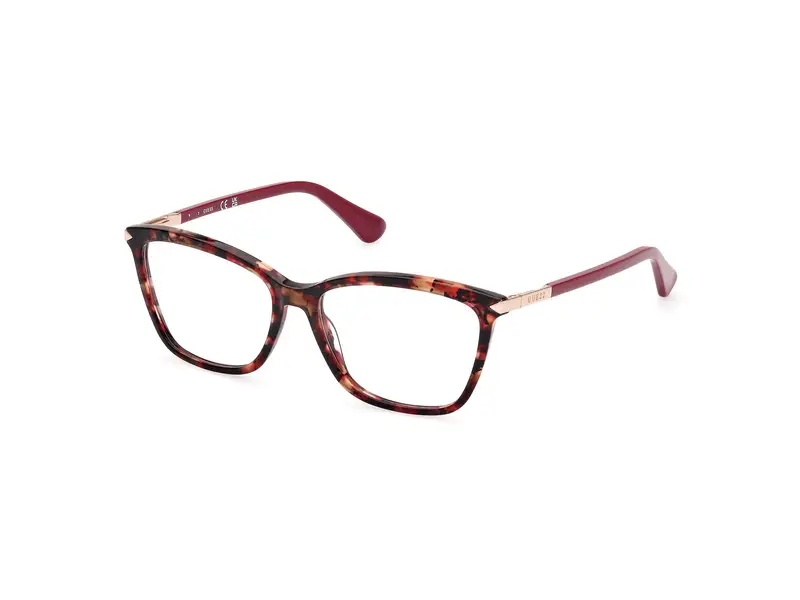 Guess Donna GU2880 071 Montature da vista Acetato Bordeaux  Squadrata Normale