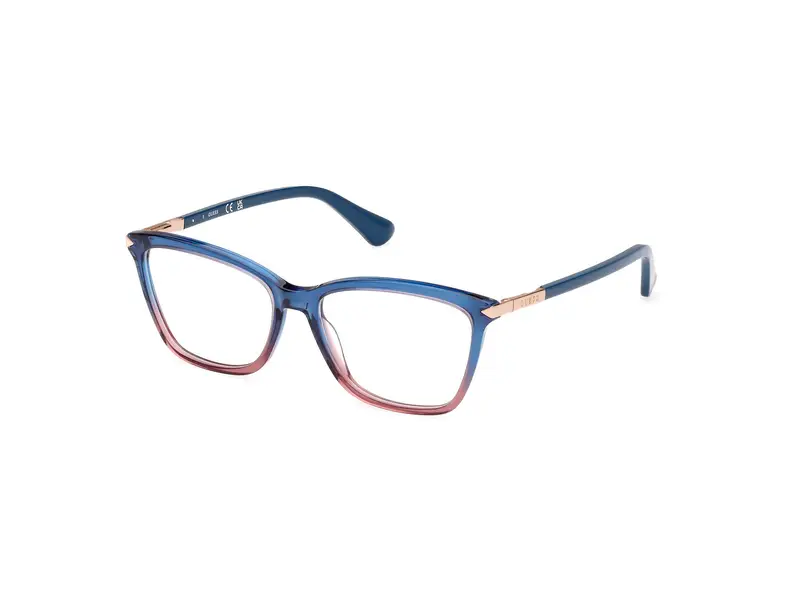 Guess Donna GU2880 092 Montature da vista Acetato Blu Squadrata Normale
