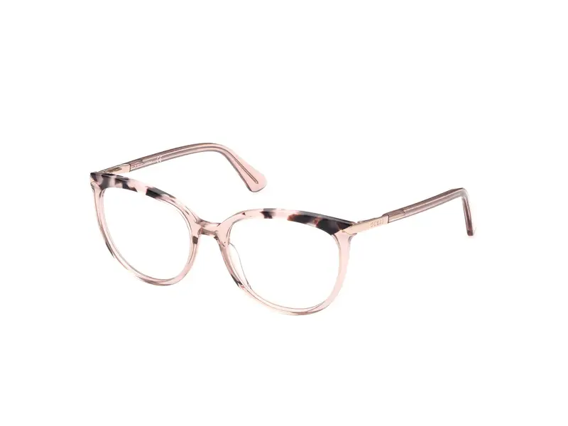 Guess Donna GU2881 057 Montature da vista Acetato Beige  Rotonda Normale