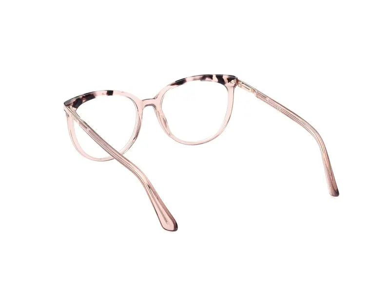 Guess Donna GU2881 057 Montature da vista Acetato Beige Rotonda Normale miniatura 3
