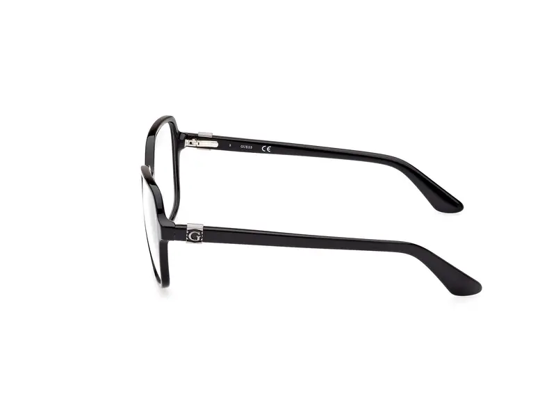 Guess Donna GU2938 001 Montature da vista Acetato Nero Squadrata Normale miniatura 2