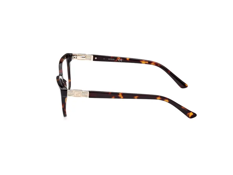Guess Donna GU2941 052 Montature da vista Acetato Havana Squadrata Normale miniatura 2