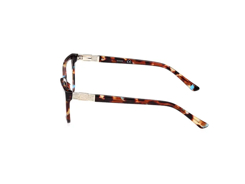 Guess Donna GU2941 056 Montature da vista Acetato Havana Squadrata Normale miniatura 2
