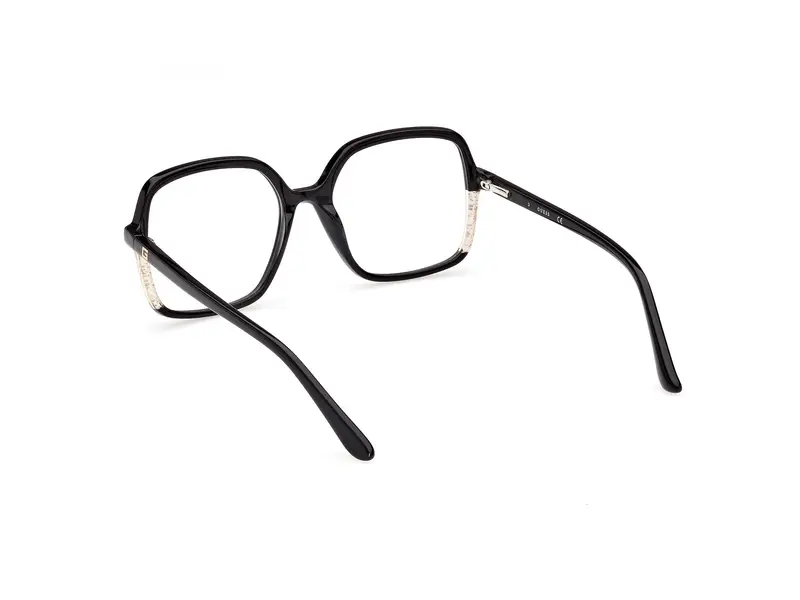 Guess Donna GU2950 001 Montature da vista Acetato Nero Squadrata Normale miniatura 3