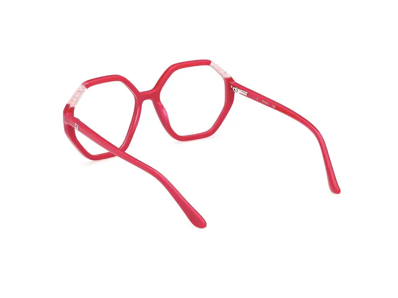 Guess Donna GU2951 075 Montature da vista Acetato Rosa Geometrica Normale miniatura 2