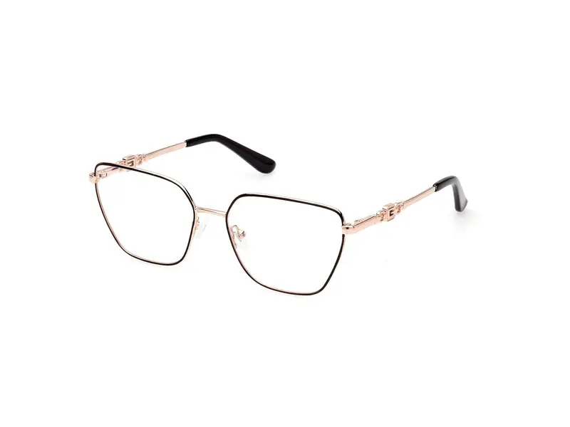 Guess Donna GU2952 005 Montature da vista Metallo Nero  Geometrica Normale