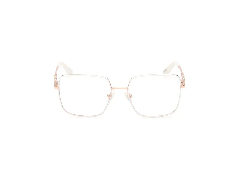 Donna GU2953 024 Montature da vista Metallo Bianco Squadrata Normale miniatura 3